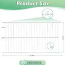 240358008 Refrigerator Freezer Full Width Shelf Fits for Crosley Frigidaire freezer shelf Replacement Refrigerator 240358005 240358002 3016195 PS8769003 AP5803890 Freezer Shelf BLRT86TEB4 CFHT1826LP0