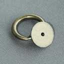 Ring Drawer Pulls Handle Ring Knobs for Cabinet Drawer Dresser Cupboard Wardrobe Antique Bronze 1.5 Inch Pack of 10