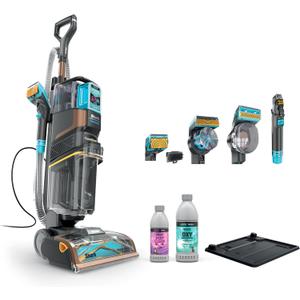 Shark CarpetXpert HairPro | Upright Carpet, Area Rug & Upholstery Cleaner | StainStriker Handheld Tough Stain Remover & Onboard Self Clean | Pet Hair Pickup & Odor Removal | 4 Tools | Copper | EX301