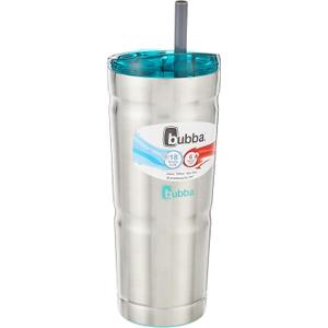 Bubba Envy S Stainless Steel Tumbler with Island Teal Lid, 24 oz.