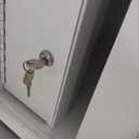 Architectural Mailboxes Reliant Locking Post Mount Mailbox, White, Large
Galvanized steel build with concealed secure lock and key and a magnetic door closure. USPS approved. Includes 2 keys.
