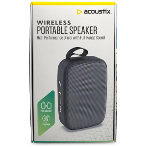 Acoustix Wireless Mini Speaker - Black