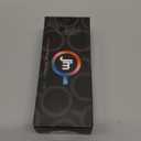 JM 2 Pairs Makeup Reading Glasses Magnifying Flip Down Cosmetic Readers for Women with Spring Hinge +4.0 (Black & Red)