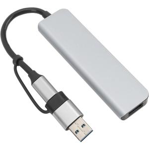 5 in 1 USB Type C Hub, USB C Hub, 5Gbps 3 USB3.0 Data Ports and Memory Card Reader, Multi Functional USB HUB Adapter for Phone, Tablet, and Computer