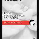 Americanflat 16x24 Poster Frame with Polished Plexiglass - Black Picture Frame - Wide Photo Frames Made of Engineered Wood for Vertical or Horizontal Wall Display - Epic Collection - Black