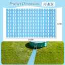 3 Pcs Ground Pool Drainage Walkway, 5.7x27.6 Inch Non-Slip PAbove Ground Walkways, Floor Protector Mat for Protecting Above Ground Pool Spas Passways Patio and Away from Litter