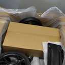 Economy Knee Scooter Steerable Knee Walker for Foot Injuries Compact Crutch Alternative with Dual Braking System (Black)