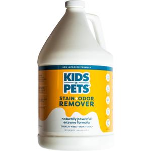 KIDS 'N' PETS Instant All-Purpose Stain & Odor Remover - Cleans Dog Pee, Cat Urine, Other Smells, Spots from Carpet, Couch, Mattress - Non-Toxic Chemicals & Child Safe Enzyme Cleaner - 1-Gallon KIDS 'N' PETS Instant All-Purpose Stain & Odor Remover - Cleans Dog Pee, Cat Urine, Other Smells, Spots from Carpet, Couch, Mattress - Non-Toxic Chemicals & Child Safe Enzyme Cleaner - 1-Gallon