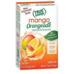 True Citrus Orange, Mango, 1.06 oz, (Pack of 10, 0.11 oz each) (EXP 08/07/27)