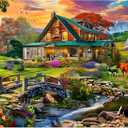 Jigsaw Puzzles for Adults 500 Pieces, Country Life Puzzle Interlock Perfectly Letter on Back No Dust, Challenging Puzzle Home Decor Birthday Party Gift Toy for Men Women Olders Seniors (21 x 15 in)