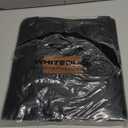 WHITEDUCK TUFF Large Firewood Carrier 21 Oz. Heavy Duty Waxed Canvas Log Carrier Holder for Fireplace, Carrying Wood Indoor & Outdoor (Black, Tote Shape (23"x10"x12"))