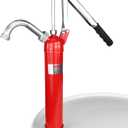 ZEELINE BY MILTON Hand Operated Lever Drum Pump, For 15-55 Gallon Drums, 1-Gallon per 9 Strokes, All Steel Body (ZED-S)