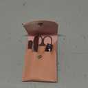 HANTEKAS Travel Manicure Set Professional Nail Clipper Kit-5 Pieces Stainless Steel Manicure Kit, Women Men Grooming kit With Nail Care Tools Beauty Scissors Tweezers (Silver Pink)