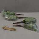  Artificial Eucalyptus Stem, Fake Silver Dollar Eucalyptus Leaves Stems Bulk Real Touch Faux Leaf Branches for DIY Bouquets Floral Arrangement Wedding Home Decor