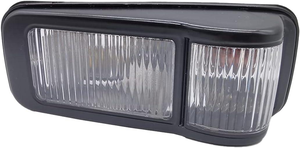 Truck Side Marker Park Light Door Clear Amber Lamp Compatible With Isuzu NPR 2008-2015, NPR-HD 2008-2016, NQR 2008-2016, NRR 2008-2016 4HK1, 4JJ1 Turbo/NA 8980397783 (Right Side)