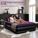 CHERIMOR Air Mattress Queen with Built in Pump, Anti-Sag Horizontal Beam