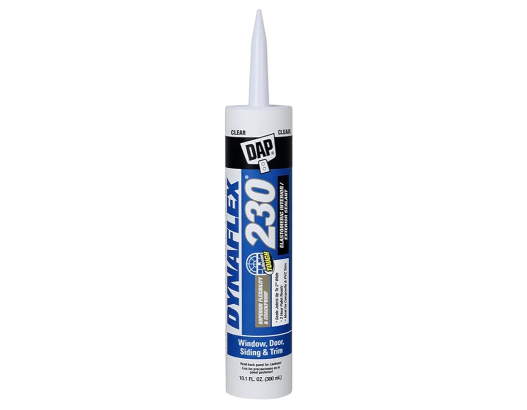 8Pack of 10.1 oz Dap 18305 Dynaflex 230 Clear Premium Window, Door, and Trim Sealant