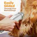 Dog Clippers for Grooming  Cordless Pet Hair Trimmer for Thick Coats, Low-Noise Dog Grooming Kit with Stainless Steel Blade for Large Dogs & Other Pets