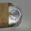 8-Pack Stainless Steel Cat Food Bowls, Shallow Whisker-Friendly Non-Slip Silicone Base Metal Dishes, Easy to Clean Indoor Feeding Flat Plates for Cat, Kitten, Small Dog (6.7")