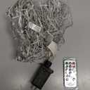 Brizled Icicle Lights Warm White, 29ft 360 LED Christmas Icicle Lights, 8 Modes Christmas Light with 60 Drops, Connectable Xmas Drop Lighting with Remote for Indoor Outdoor Christmas Wedding Holiday