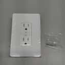 Kasa Smart Plug KP200, In-Wall Smart Home Wi-Fi Outlet Works with Alexa, Google Home & IFTTT, No Hub Required, Remote Control, ETL Certified , White, 1 Pack