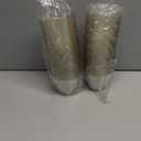 100 Count 9 oz Gold Plastic Cups, Disposable Cocktail Cups for Wedding & Party, Bulk Gold Plastic Tumblers, Fancy Disposable Party Cups for Cold Drinks