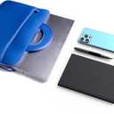 amCase for Chromebook Case-11.6 to 12 inch Neoprene Travel Sleeve with Handle-Blue
