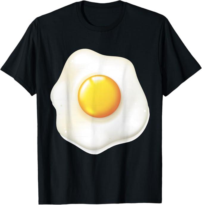 Egg Costume T-Shirt Funny Christmas/Halloween Egg Shirt T-Shirt, Size Ladies L