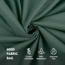 ZOBER Wide Christmas Tree Storage Bag - Maximum Accessibility - Fits 9 Ft Trees - 600D Oxford Fabric Christmas Tree Bag For Storage Box For Xmas - Strong, Durable Straps & Handles - Card Slot - Green