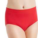 Capezio womens Team Basic Brief (X-Small, Red)
