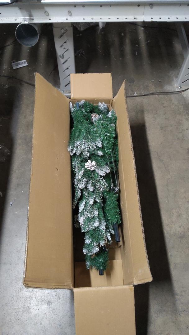 3Ft  Pencil Flocked Artificial Christmas Tree CM22052 