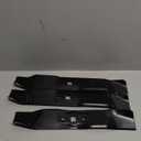 942-04125 & 942-04124 Mower Blade Set for 46" Deck Mower, Replacement Blades Compatible with Cub Ca det i1046 LT1045 LT1046 Toro MTD Troy Bilt Lawn Mower, Replace 742-04124 742-04125, 3 Blades