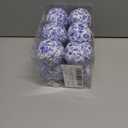 12 Pcs Chinoiserie Blue and White Balls Ornaments for Centerpiece Bowls Farmhouse Basket Tray Vases Decoration Gifts for Easter Basket Fillers Table Setting Spring Party, 2.75inch