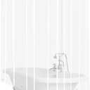 Clear Clawfoot Tub Shower Curtain Short Length 60 Inch 360 PEVA Wrap Around Bath Tub Curtain Sets with 6 Bottom Magnets for Bathroom Freestanding Tub 32 Metal Hooks Included 60''L x 180''W