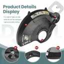 Ohoho 310904001 Safety Guard Cover Assembly/Grass Deflector Assembly for Ryobi RY24021, RY40021, RY40022, P2080 Trimmer