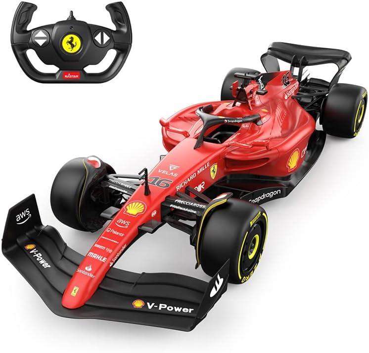 RASTAR F1 Car | 1:12 Ferrari F1-75 Remote Control Toy Car, Ferrari F1 RC Car for Boys Kids Adults, 2022 F1 Challenger, 2.4GHz