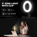 Anautin Ring Light for Video Conference Lighting,360Adjustable,Portable LED Video Conference Lighting for Monitor,Laptop&Desktop Computer,Streaming Light for Zoom Meetings, Selfie Makeup, Video Calls