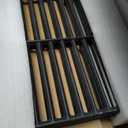 Leship 19.5 inch Cooking Grates Replace for Weber 7524, 7528, Weber Genesis 300 Series Genesis E310 E320 E330 S310 S320 S330 EP310 EP320 EP330 Grills, Cast Iron Grill Grates (19.5" x 12.9" Each)