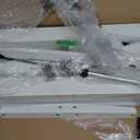 ErGear Height Adjustable Electric Standing Desk, 48 x 24 Inches Sit Stand up Desk, Memory Computer Home Office Desk with Two-Piece Desktop (White)