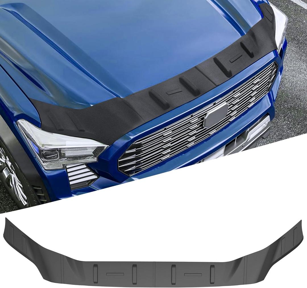 Hood Protector Fit for Toyota Tacoma 2024 2025 4Runner Bugflector TPE Low Profile Hood Shield Bug Hood Deflector Fit for Toyota 4Runner 2025 Accessory Hood Guard for Tacoma Accessories 2024