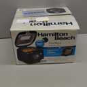 Hamilton Beach Cool Touch Electric Deep Fryer with Basket and Lid, 2 Liters / 8 Cups Oil Capacity, Adjustable Temperature, 1500 Watts for Fast Heat-up, viewing Window Easy to Clean, Black (35021)