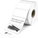 L LIKED 2" x 1" Direct Thermal Labels, Permanent Adhesive Barcode Address Labels & Compatible with Rollo, Zebra and Other Desktop Printers (12 Rolls, 15600 Labels)