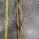 Cambaverd Bamboo Stakes 4ft Natural Plant Stakes for Tomatoes, Beans, Climbing Plants Support - 25 Pack Bamboo Sticks for Plants