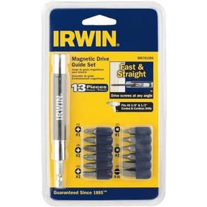 IRWIN IWAF1213 Magnetic Drive Guide Set, 13-Piece
