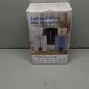 Coolfiqu 6L Humidifiers for Bedroom Large Room Home, Cool and Warm Humidifier for Plants Mist Top Fill Desk Humidifier Essential Oil Diffuser, Quiet Humidifiers with Adjustable Mist, 360°Nozzle-Black