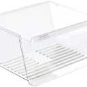 2188656 Crisper Bin, compatible with Whirlpool Refrigerator,Fridge Drawers,Kenmore Refrigerator Parts,Whirlpool Shelf Replacement- WP2188656,2188656 Fridge Crisper Drawer (Upper)