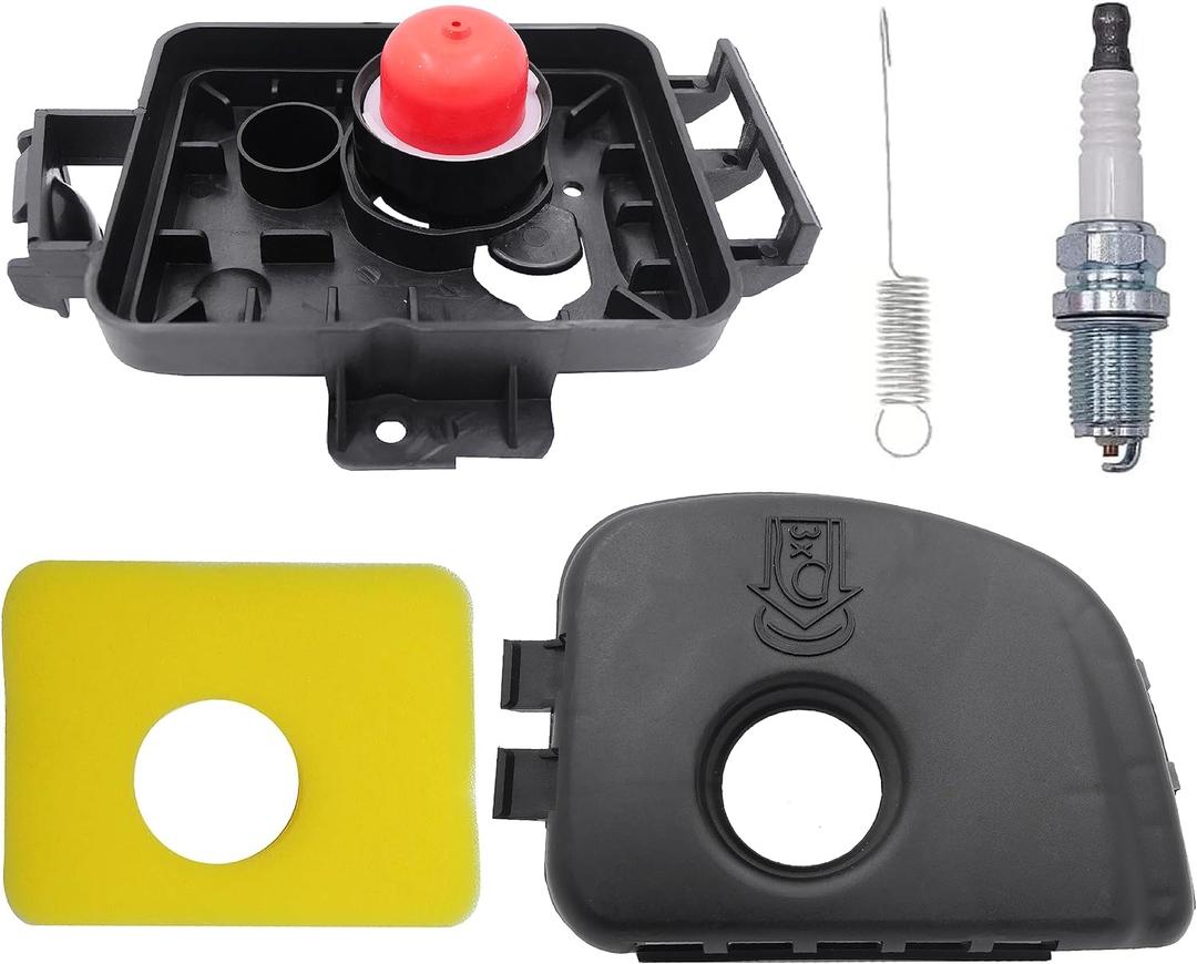 595663 Air Filter Base, 595660 Air Cleaner Cover & 799579 Air Cleaner Foam Filter Replacement for Briggs Stratton 450E 500E 550E 550Ex Engine Lawn Mower