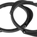 NuIth 5x7 or 6x8 to 6.5 Front Rear Door Speaker Spacers Bracket for Select 1991-2014 Mazda 2 3 5 6 CX-7 CX-9 BT-50, 6x8 to 6.5 Inch Door Speaker Ring Adapter Solid Plastic Waterproof Bracket, 2PC