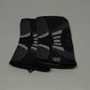 Nordic Lifting Elbow Compression Sleeves (1 Pair) - Elbow Brace for Tendonitis, Tennis & Golfers Elbow - Weightlifting Support for Men & Women - Pain Relief & Joint Recovery (Large, Grey)