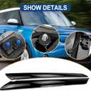 Exterior Molding Windshield A Pillar Compatible with 2014-2019 Kia Soul | 86170B2000 86180B2000 2PCS Driver Passenger Side Garnish Outer Trim